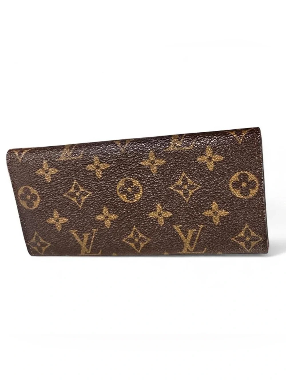 Louis Vuitton Monogram Canvas Card Holder Wallet in Brown and Tan